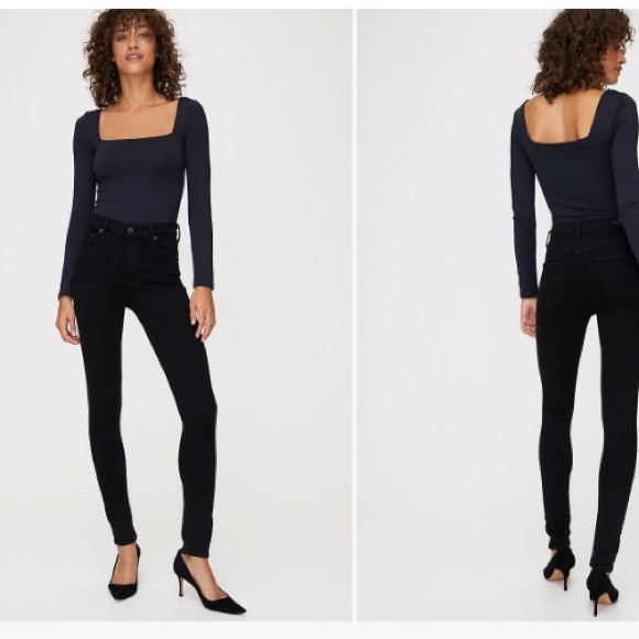 Citizens of Humanity High Rise Rocket All Black - Picture 2 of 7